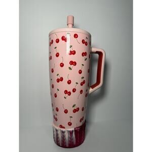 BruMate Exclusive CHERRY 40oz Era + Boot, Straw Cover | VERY GENTLY USED